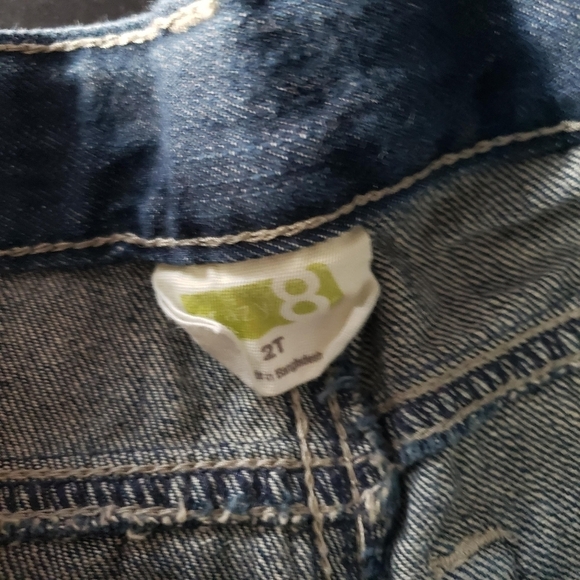 Crazy 8 Toddler Boy 2T Blue Jean Denim Shorts - Picture 3 of 4